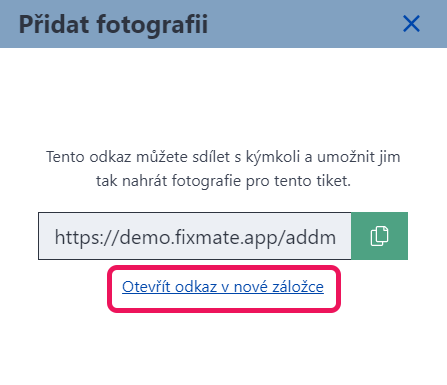 Otevřít odkaz na nové záložce