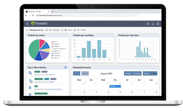 FixMate Management app