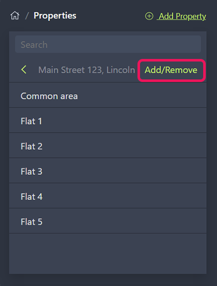 Remove units