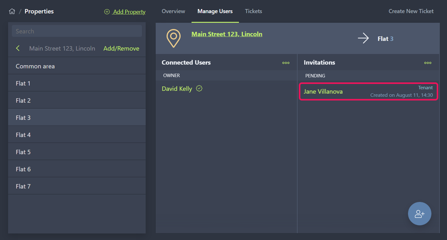 Select user name